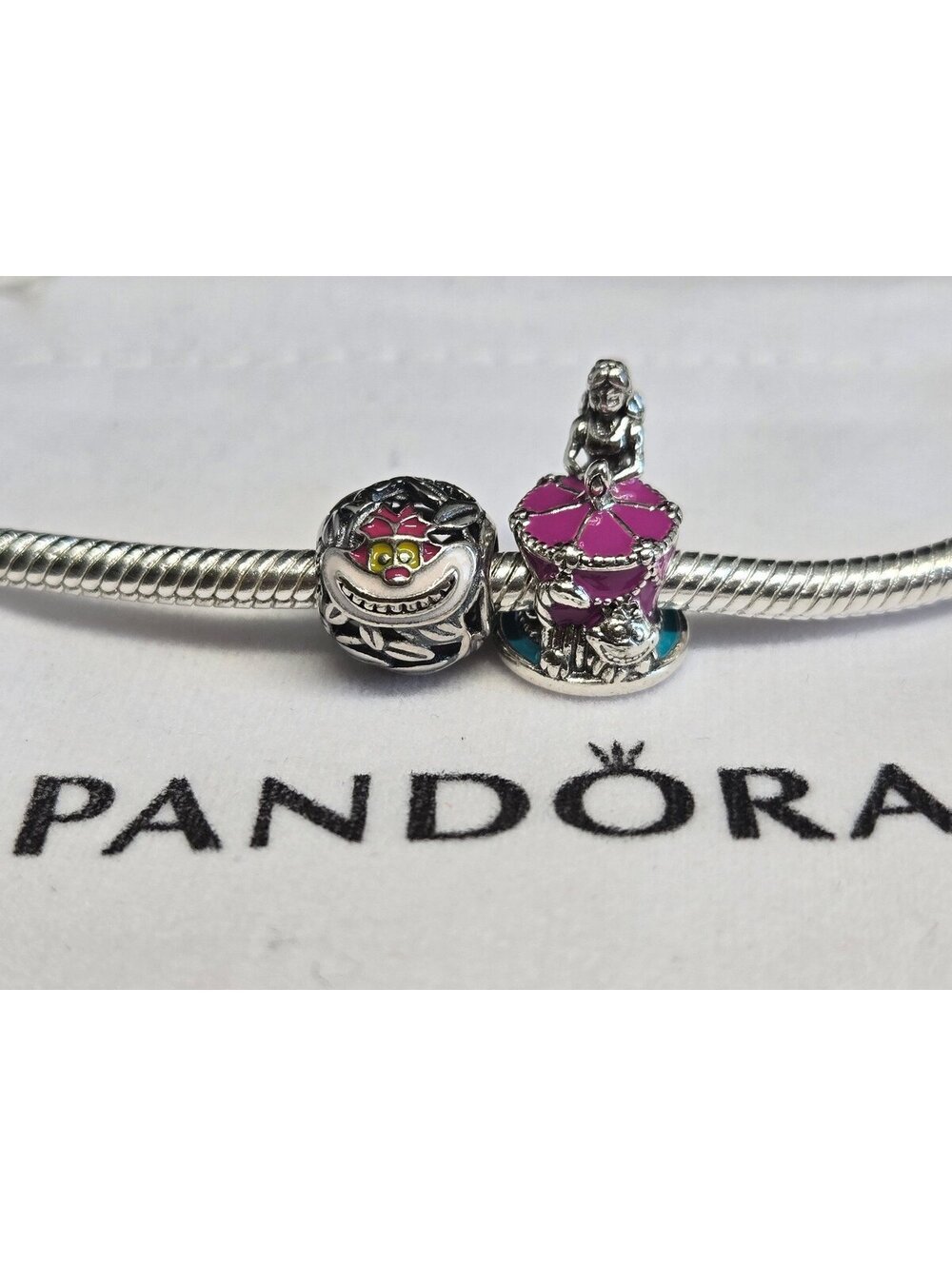 Pandora Disney charm bundle s925 ALE alice in wonderland bundle